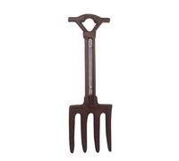 CKB LTD Wall Mounted Garden Thermometer - Cast Iron Temperature Reading Tool For Outdoor/Indoor Use in Greenhouse, Conservatory, Home Art Decoration Ornament (Fork)