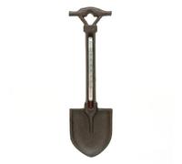 CKB LTD Wall Mounted Garden Thermometer - Cast Iron Temperature Reading Tool For Outdoor/Indoor Use in Greenhouse, Conservatory, Home Art Decoration Ornament (Spade)