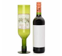 CKB LTD Wine All Mine 750Ml Bottle Shaped Red White Wine Glass