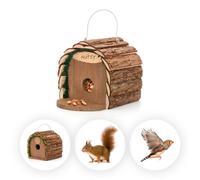 CKB LTD Wooden Squirrel Feeder Or Bird Nesting Box House