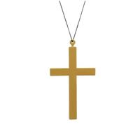 CKCSHI Halloween Cross Pendant, Christian Cross Necklace Fancy Dress Costume Accessory