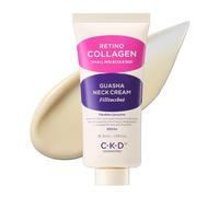 CKD Gua Sha Neck Cream Filltocshot [Refill] - Advanced Anti-Ageing Neck Firming Cream with Massage Roller Visibly Reduces Wrinkles, Lifts & Tightens Saggy Skin, Increases Elasticity, Korean