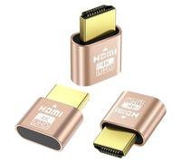 CKDSA 4K HDMI Dummy Plug Headless Ghost Display Emulator 4k@60hz 3840x2160 Portable Wireless Premium Aluminum PC Adapter Suitable for HDMI 2.0 DDC EDID for Windows Mac Osx Linux, No Drivers Required