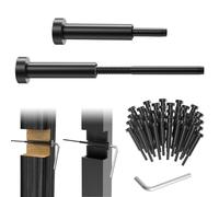 CKE 20 Pack Black Invisible Cable Railing Kits, 1/8" Black Stainless Steel Invisible Receiver and Swage Tensioner Stud End for 2x2 4x4 Wood Metal Post Deck Stairs, Black Cable Railing Hardware, BCR31