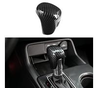 CKE Compatible with Honda Civic 2022 2023 2024 2025 for CRV HRV 2023 2024 2025 for Accord 2018-2024 2025 Accessories Car Center Console Gear Shift Knob Cover Trim Cap -Black Carbon