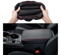 CKE Compatible with Honda Civic 2026 2025 2024 2023 2022 with CVT Car Center Console Armrest Cover Armrest Storage Box Lids Seat Cover Protector -Black (Red line)