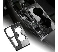 CKE for 11th Gen Civic with CVT Compatible with Honda Civic 2025 2024 2023 2022 Accessories Car Center Console Cover Gears Gear Panel Gear Shift Knob Cover Trims -Carbon Fiber Style