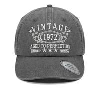 CKETDYO 1924-1994 Birthday Gifts for Men Women,Personalized 30th-100th Birthday Ideas Gift,Parents Vintage Hat, 11.grey, One size