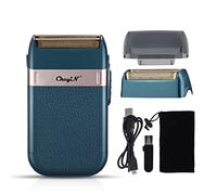 CkeyiN Men's Reciprocating Cordless Razor Shaver, USB Rechargeable Electric Foil Shaver with Replaceable Foil Head, Multifuctional Wet & Dry Portable Shaver for Men's Beard Shaving Trimming Grooming