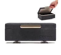 CKEYURE Key Box | Faraday Box for Car Keys | Car Key Signal Blocker Box | RFID | Magnetic Closure | Signal Blocking for car Security | One Hand Operation (Black)
