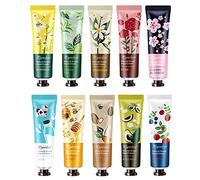 CkFyahp 10 Pack Hand Cream Gift Set, Plant Fragrance Hand Cream, Moisturizing Hand Care Lotion Set for Dry Hands with Natural Aloe And Vitamin E for Men And Women Travel Size