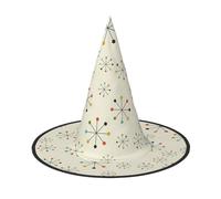 CKGODGF Absctract Geometric Pattern Space Print Wizard,Magician Costume Accessories,Halloween Full Hat,Suitable For Party Role Play-1 Piece