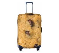CKGODGF Chocolate Cookie Print Elastic Luggage Cover,Personalized Luggage Cover with Zipper.