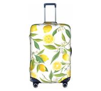 CKGODGF Fresh Tropical Lemons Print Elastic Luggage Cover,Personalized Luggage Cover with Zipper.