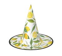 CKGODGF Fresh Tropical Lemons Print Wizard,Magician Costume Accessories,Halloween Full Hat,Suitable For Party Role Play-1 Piece