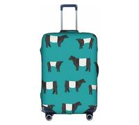 CKGODGF Galloway Cow Print Elastic Luggage Cover,Personalized Luggage Cover with Zipper.