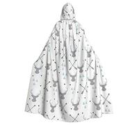 CKGODGF Hunting Arrows Triangles Deer. Print Carnival Costumes,Party Capes,Adult Hooded Capes,Witch Robes,Fashion Cloaks,Cosplay Robe