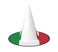 CKGODGF Italy Flag Print Wizard,Magician Costume Accessories,Halloween Full Hat,Suitable For Party Role Play-1 Piece