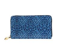 CKGODGF Leopard Skin Animal Print Women's Wallets Leather Wallets Credit Card Holders Zipper Closure Wallets Travel-Friendly Clutches