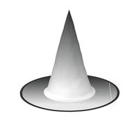 CKGODGF Ombre White To Black Print Wizard,Magician Costume Accessories,Halloween Full Hat,Suitable For Party Role Play-1 Piece