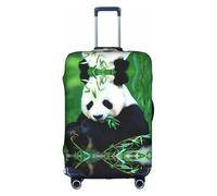 CKGODGF Panda Print Elastic Luggage Cover,Personalized Luggage Cover with Zipper.