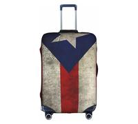 CKGODGF Puerto Rico Flag Print Elastic Luggage Cover,Personalized Luggage Cover with Zipper.