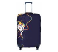 CKGODGF Rainbow Bright Print Elastic Luggage Cover,Personalized Luggage Cover with Zipper.