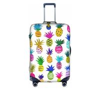 CKGODGF Rainbow Pineapple Print Elastic Luggage Cover,Personalized Luggage Cover with Zipper.