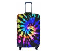 CKGODGF Tie Dye Print Elastic Luggage Cover,Personalized Luggage Cover with Zipper.