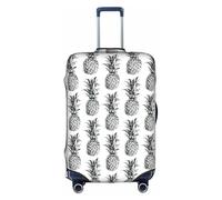 CKGODGF Tropical Theme Pineapple Fruit Pattern Print Elastic Luggage Cover,Personalized Luggage Cover with Zipper.