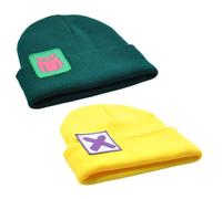 CKHOF Game valorant killjoy hat cosplay Costume hat(2-piece set) (Green+Yellow)