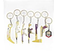 CKHOF Valorant Games Mini Weapons toy Models Keychain Set (5-10cm), No.2, S