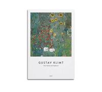 CKJenjBKm Gustav Klimt Painter Beige Wall Art Posters Aesthetic Canvas Wall Art Print Home Decor for Bedroom Living Room16x24inch(40x60cm) Unframe-style