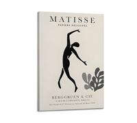 CKJenjBKm Henri Matisse Prints Dance Abstract Posters Aesthetic Canvas Wall Art Print Home Decor for Bedroom Living Room12x18inch(30x45cm) Frame-style