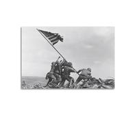 CKJenjBKm WWII War Us Landing Ships Omaha Beach D-day 1944 Photo Art Print Beige Wall Art Posters Aesthetic Canvas Wall Art Print Home Decor for Bedroom Living Room12x18inch(30x45cm) Unframe-style