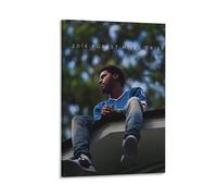 ckklik 2014 Forest Hills Drive Poster Urban Wall Art Print Hip Hop Decor Music Inspired Artwork Modern Home Decoration Inspirational Quotes Trendy Wall Decor-2 Gift 08x12inch Framed