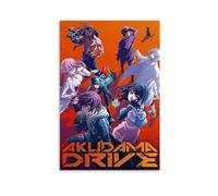 ckklik Akudama Drive Poster Anime Wall Art Print Manga Decor for Home Unique Artwork for Living Room Character Illustration Japanese Animation Collectors Item Gift 08x12inch(20x30cm) Unframed