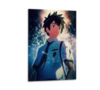 ckklik Anime Boy Poster Youth Art Print Manga Character Wall Decor Stylish Room Decoration Trendy Home Art Gift for Fans Modern Aesthetic poster Unique Design Print Gift 08x12inch(20x30cm) Framed