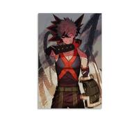 ckklik Anime Character Poster Bakugo Wall Art My Hero Academia Print Vibrant Anime Decor Manga Artwork Unique Gift for Fans Kids Room Decoration Action-Packed Design Gift 08x12inch(20x30cm) Unframed