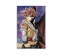 ckklik Anime Dragon Slayer Poster Natsu Action Art Print Fairy Tail Wall Decor Manga Character Artwork Cool Bedroom Decoration Gift for Fans Vibrant Colorful Design Gift 12x18inch Unframed