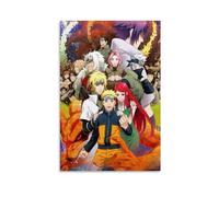 ckklik Anime Poster Naruto Team Wall Art Colorful Print of Naruto Characters Manga Artwork for Home Decor Unique Gift for Fans of Japanese Animation And Culture Gift 12x18inch Unframed
