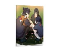 ckklik Anime Wall Art Poster - Ninja Team Artwork Manga Print for Home Decor Unique Gift for Fans Colorful Characters Decorative Room Accent Stylish Anime Decor Gift 20x30inch Framed
