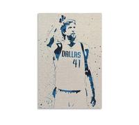 ckklik Basketball Art Print Dallas Player Poster Sports Wall Decor Abstract Basketball Artwork Unique Home Decoration Modern Art for Sports Fans Gift for Athletes Gift 24x36inch Unframed