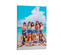 ckklik Beach Group Poster Summer Wall Art Colorful Prints for Home Decor Vibrant Aesthetic Photography Ocean Scene Artwork Fun Girls Summer Vibes Gift Gift 20x30inch Framed