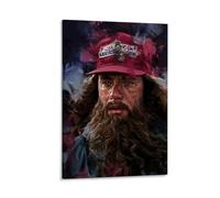 ckklik Bubba Gump Shrimp Co Poster Retro Movie Art Print Vintage Wall Decor for Home Unique Gift for Film Lovers Nostalgic Artwork Living Room Bedroom Office Gift 12x18inch Framed