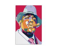 ckklik Colorful Pop Art Portrait Hip Hop Wall Art Iconic Music Legend Print Modern Home Decor Unique Gift for Music Lovers Vibrant Artwork for Living Room Bedroom Gift 20x30inch Unframed