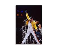 ckklik Freddie Mercury Poster Iconic Rock Legend Art Print Vintage Concert Wall Decor Musician Home Decor 80s Music Memorabilia Gift for Music Lovers Wall Art Gift 16x24inch Unframed