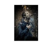 ckklik Liam Gallagher Poster Music Wall Art Print Rock Concert Artwork Vintage Style Decorative Poster Unique Home Decor Gift for Music Lovers Modern Aesthetic Design Gift 12x18inch Unframed