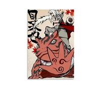 ckklik Naruto Poster Art Jiraiya And Gamabunta Print Anime Wall Decor Manga Character Artwork Unique Gift for Fans Japanese Culture Home Decoration Vibrant Colors Gift 08x12inch Unframed