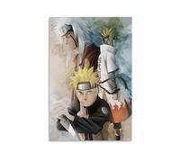 ckklik Naruto Poster Art Print - Anime Wall Decor Featuring Naruto Jiraiya And Minato - Unique Gift for Fans of Japanese Manga And Anime Collectibles Home Decoration Gift 12x18inch Unframed